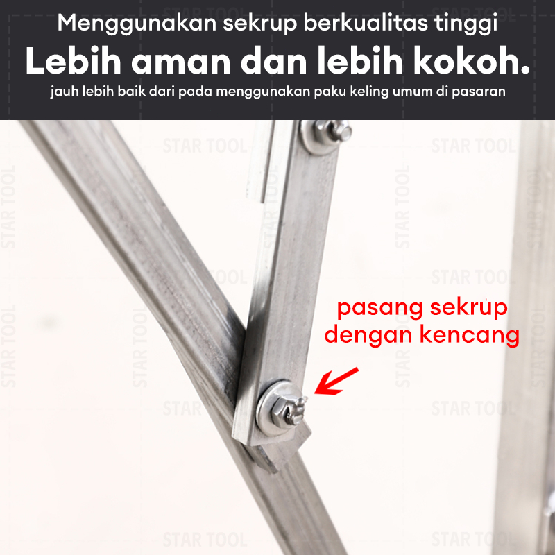 Alat Cat Scaffolding Steger Perancah Premium Perancah Baru Tangga Lipat