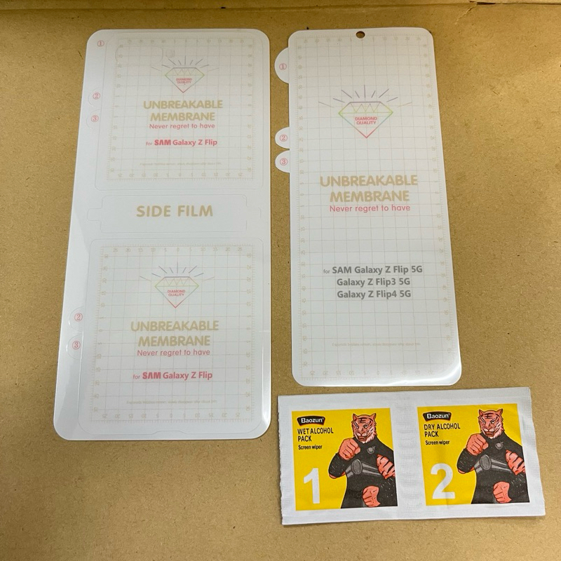 Z Flip 5G || Hydrogel samsung z flip 5G 3in1 clear