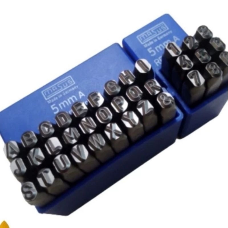 

angka ketok kebalik 5 mm nomber Stamp Punch pigure 5mm masus