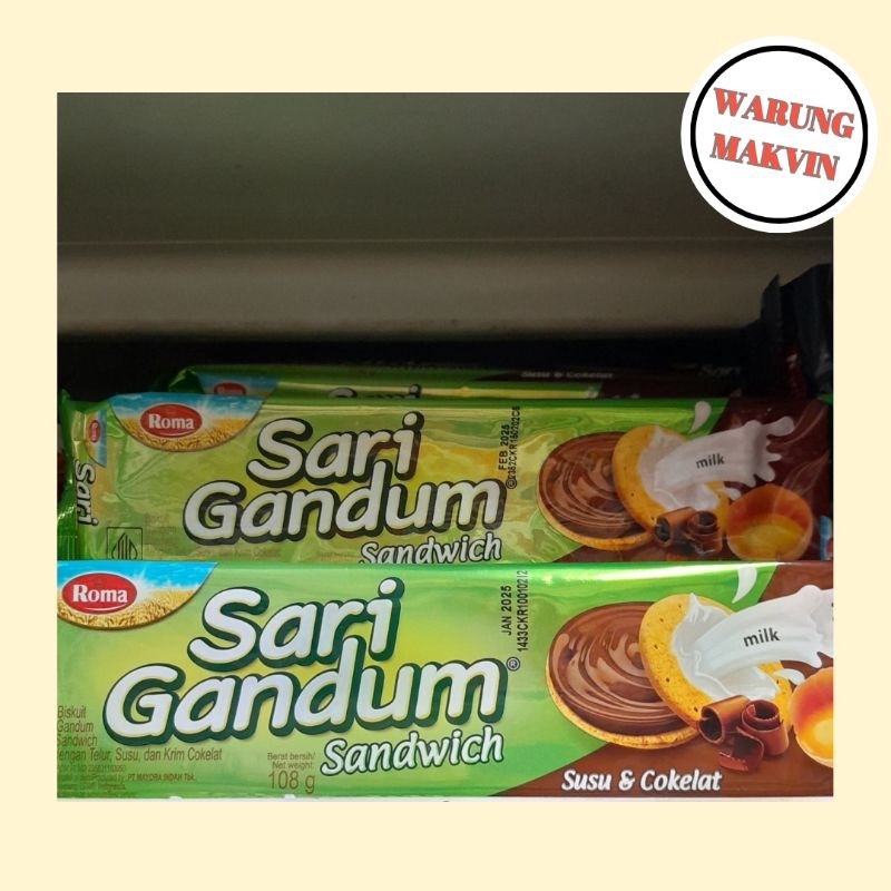 

Roma Sari Gandum Cokelat