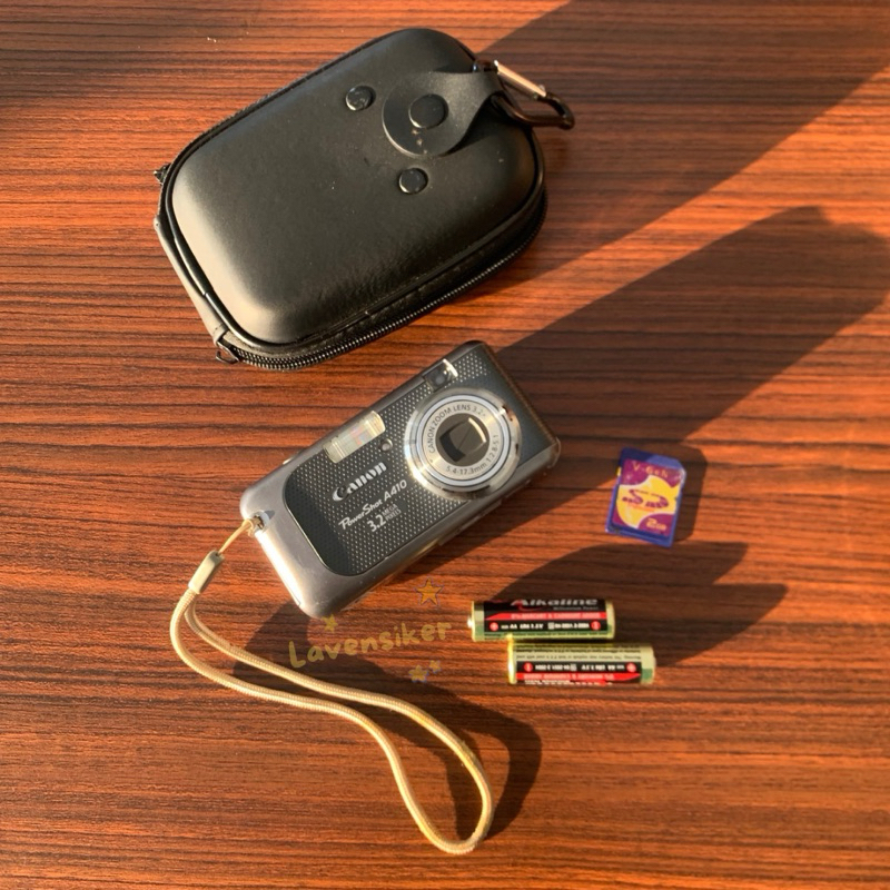 kamera digicam pocket canon powershot A410 second