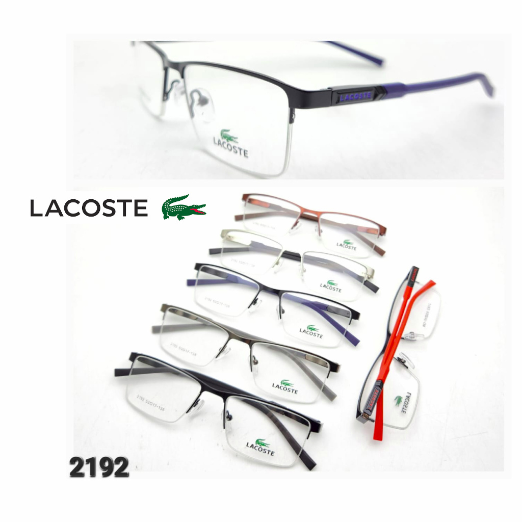 Kacamata Half Lacost LA2192 Frame Sporty Size 53