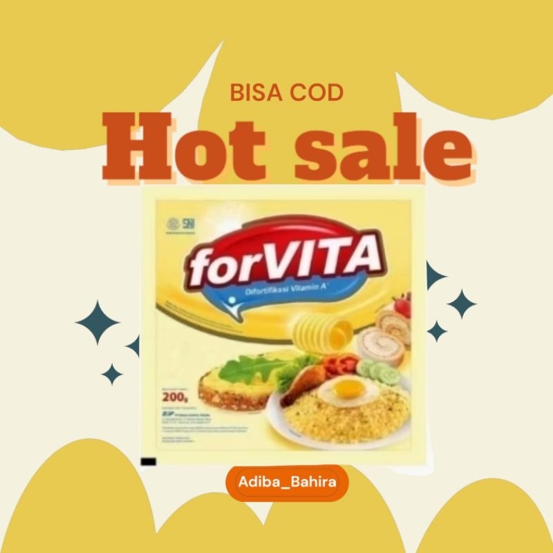 

MARGARINE FORVITA SERBAGUNA SACHET 200 GR