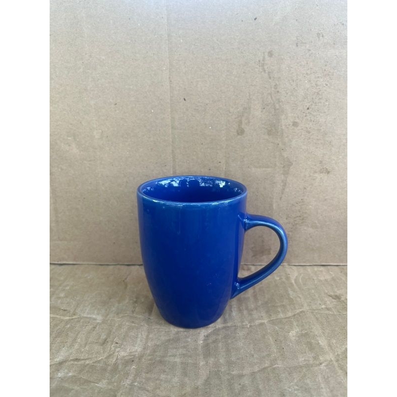 Gelas Mug Keramik Corel Biru