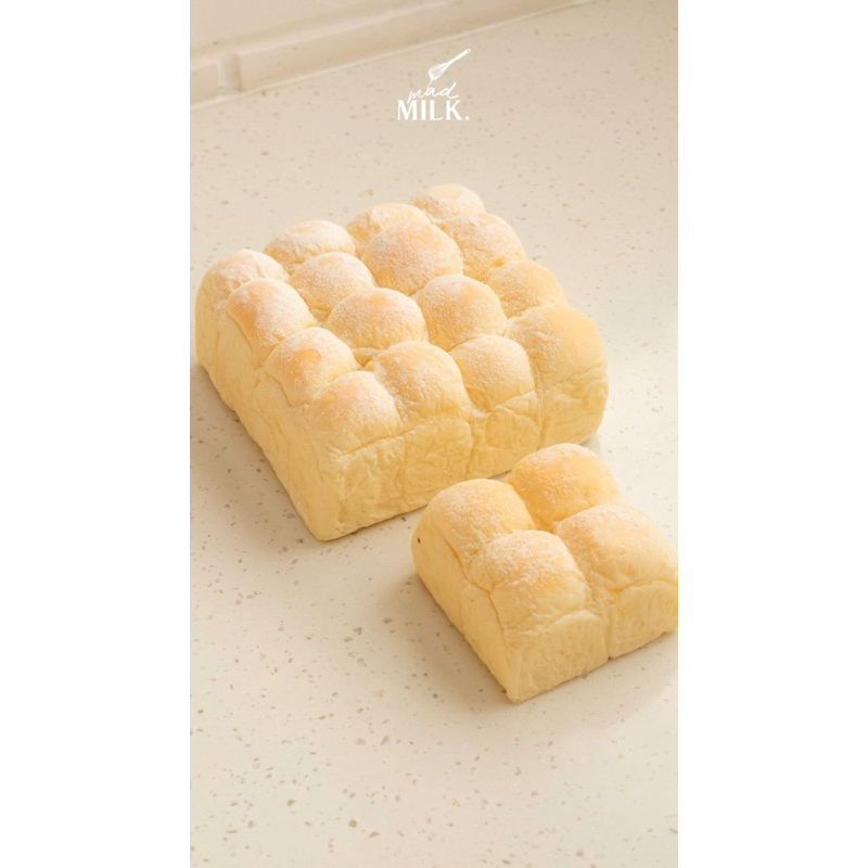 

MadMILK Plain Milk (Roti Tawar Jepang/Milk buns)