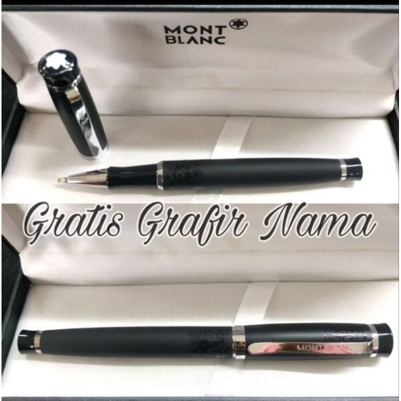 

Bulpoint Mont Blanc Mewah Roller Ball Free Grafir Nama/Logo + Box Exclusive