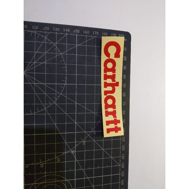 

cutting stiker carhartt