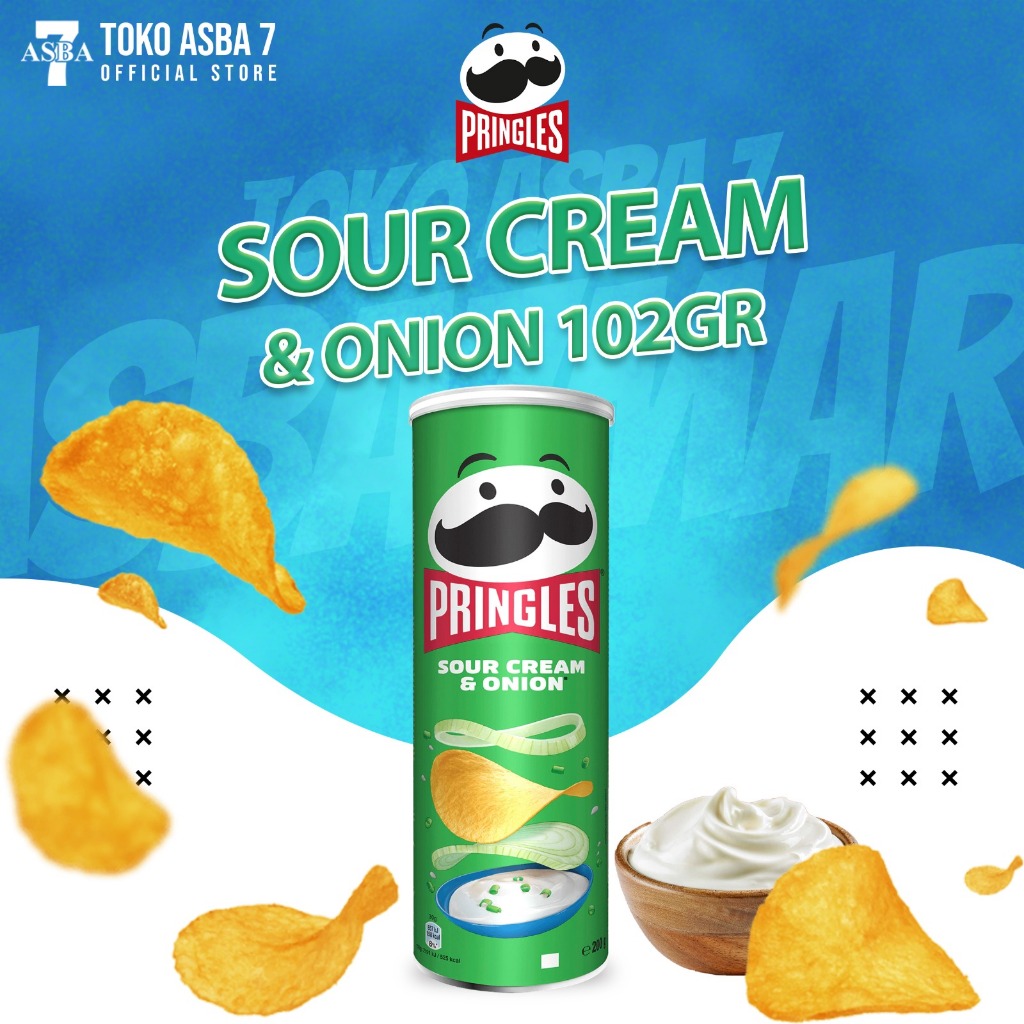 

PRINGLES SOUR CREAM AND ONION 102G