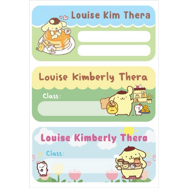 

Label nama buku sekolah bisa custom size