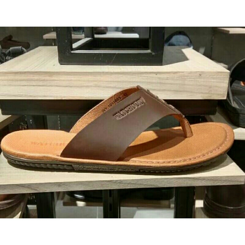 Sandal Kulit Pria dewasa/ Sandal Jepit kulit/ sandal pria dewasa original watchout