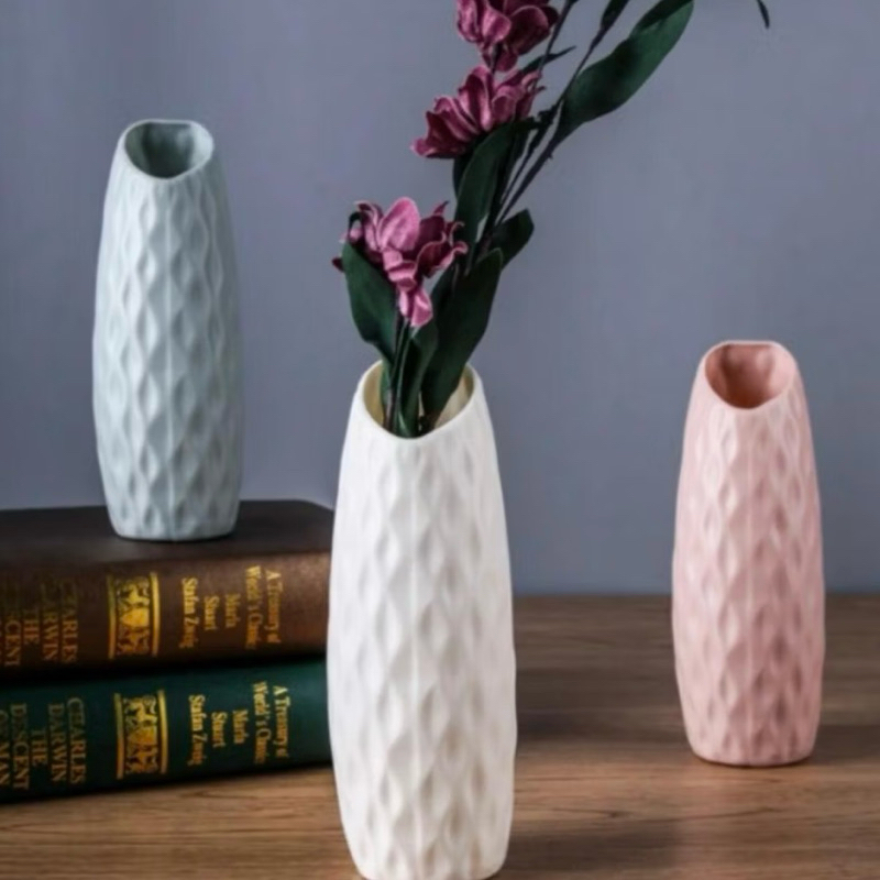 Vas Bunga Guci Plastik Minimalis [HANYA VAS]