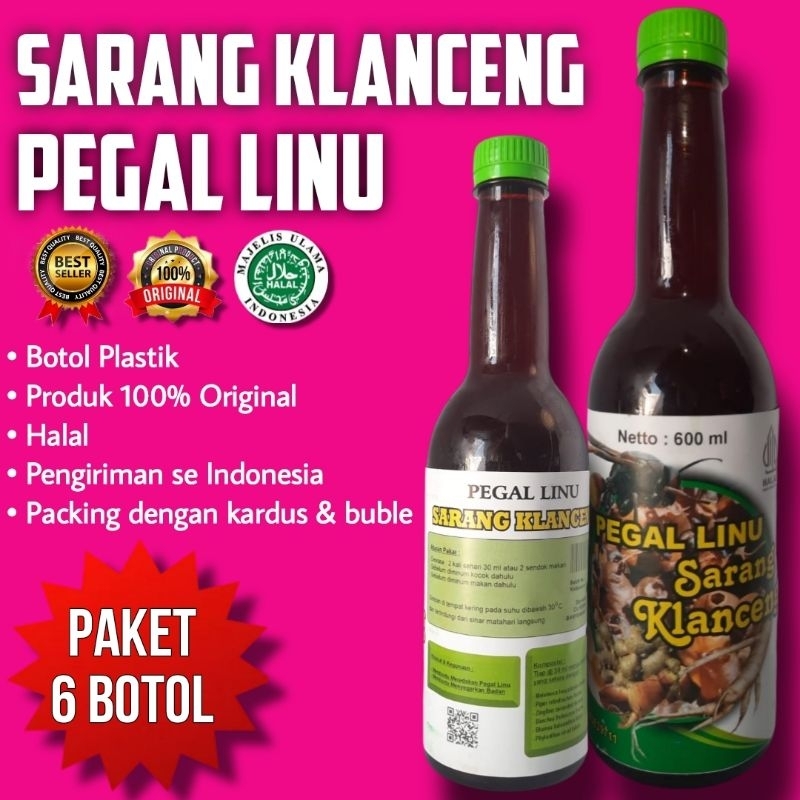 

JAMU SARANG KLANCENG TERMURAH (PAKET 6 BOTOL)