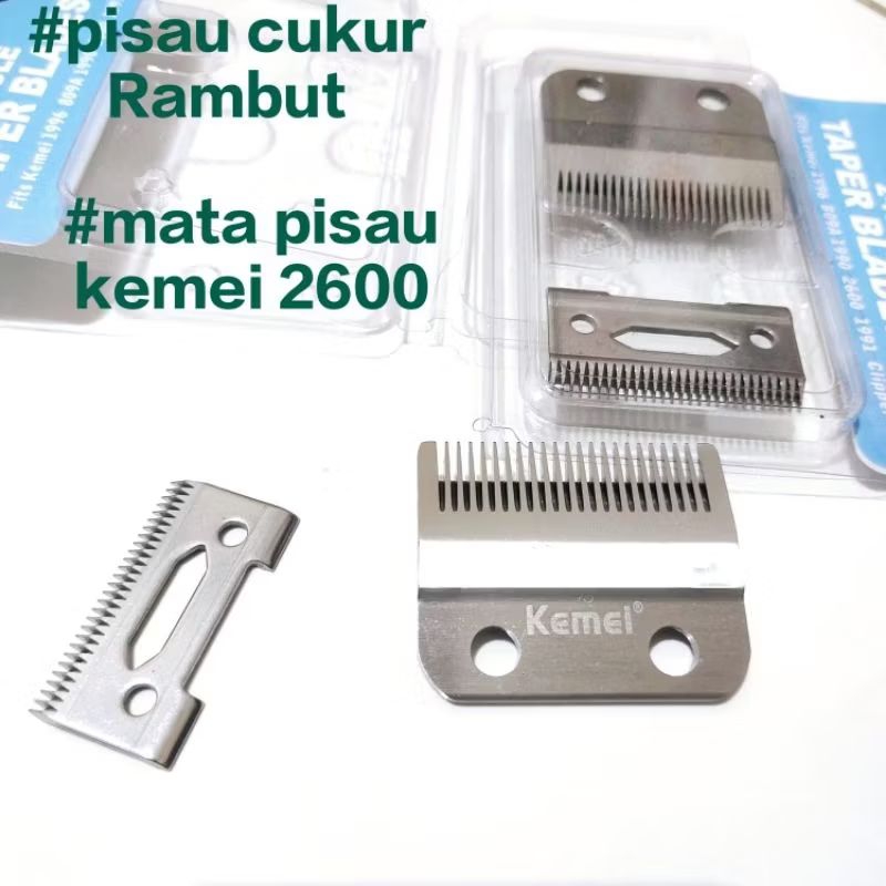 clipper mata pisau cukur barbershoop kemei 2600/promo mata pisau cukur Rambut