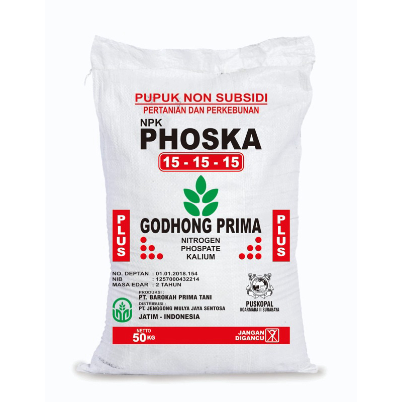 PUPUK NPK PHONSKA GODHONG PRIMA 1 SAK REPACK 50 KG