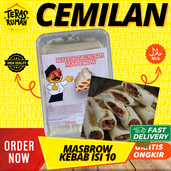 

KHUSUS INSTANT : KEBAB MASBROW - SAPI FULL DAGING MINI isi 10