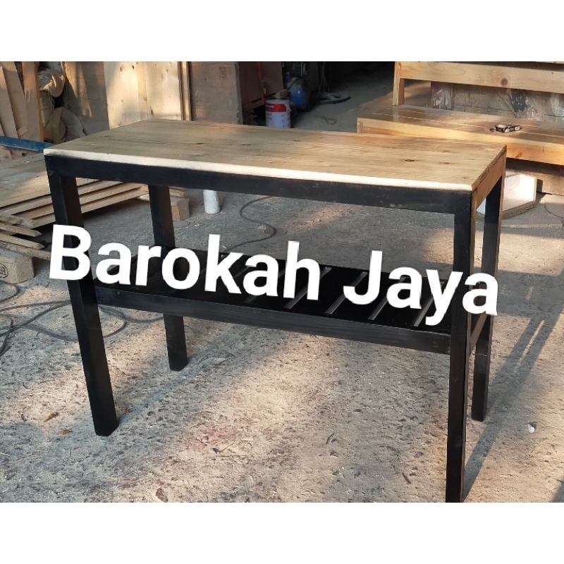 meja kayu jati belanda/ meja susun/meja aquarium susun