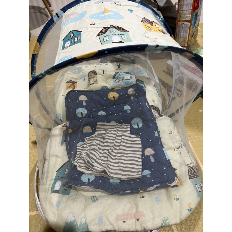 PL KUMA KUMA - Kasur Anti DBD Miracle Dispers | Kasur Anti Nyamuk / Kasur Lipat Bayi Set Kelambu New