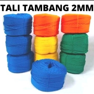 Tali Tambang 2 mm 100 Meter - Tali Tambang 2 mili - Tali Layangan - Tali Tampar - Tali Tenda - Tali 