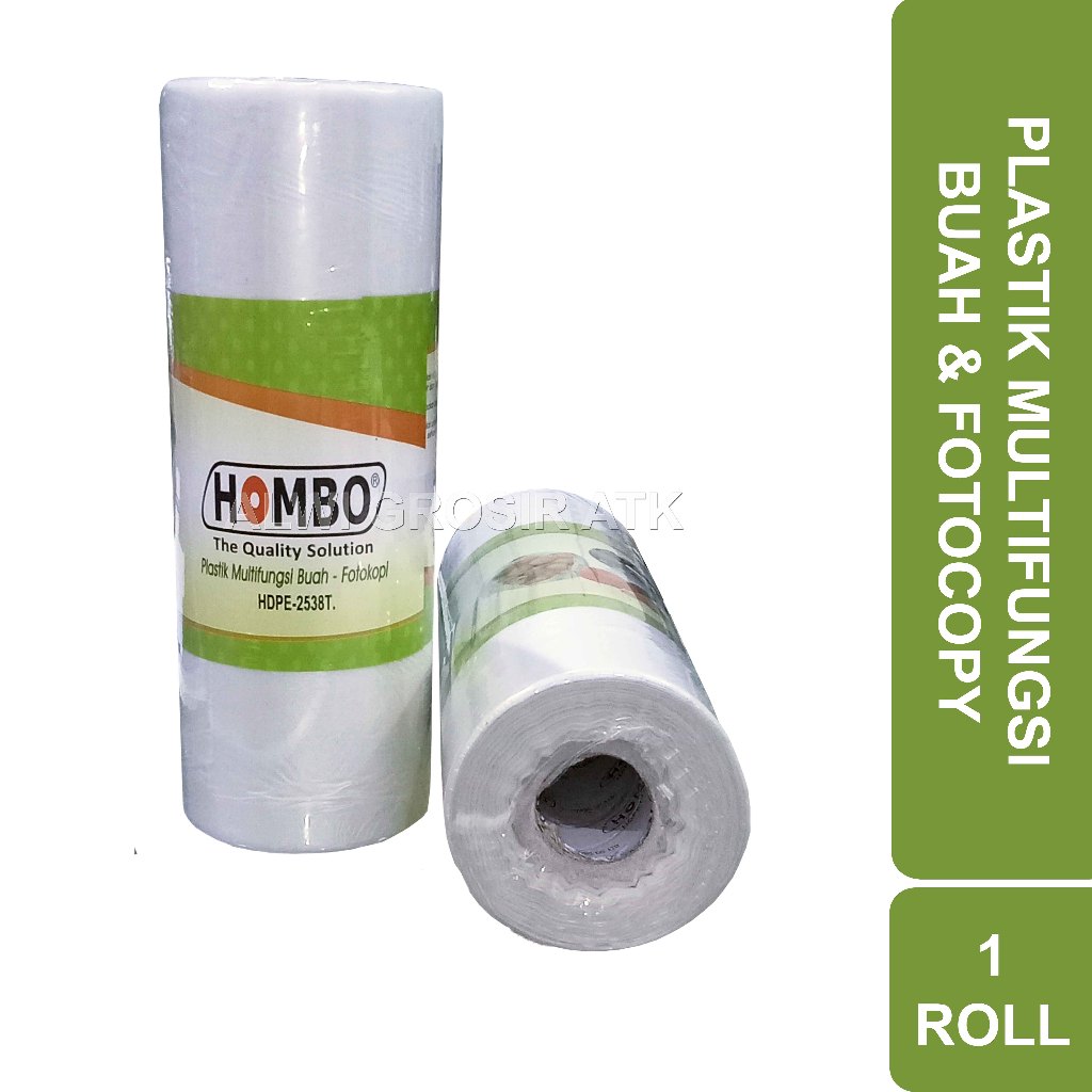 Plastik Buah Roll / Plastik Fotocopy / Plastik HD Roll Hombo HDPE-2538T