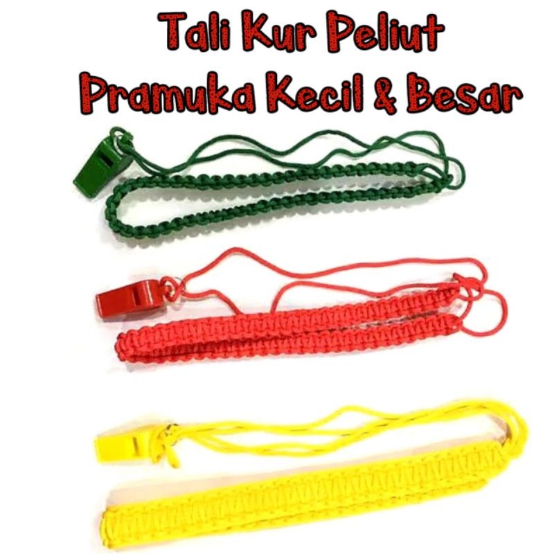 Tali Kur Pluit Pramuka Siaga Penggalang Penegak Pembina Peluit