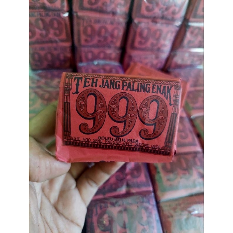 

Teh 999 40 gram isi 10 pcs perslop