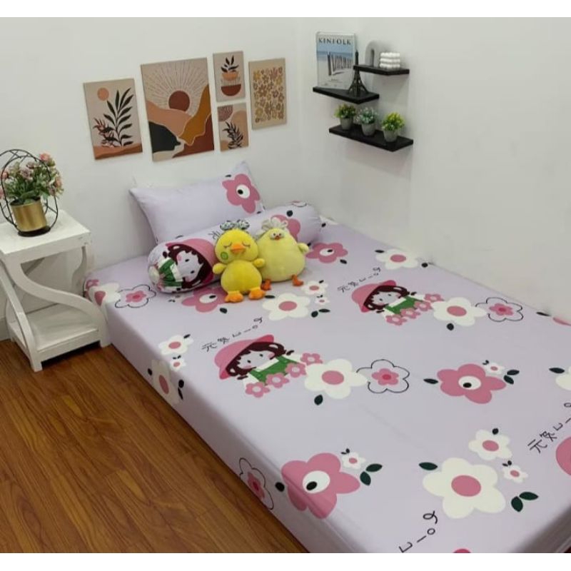 sprei uk 160 motif ungu