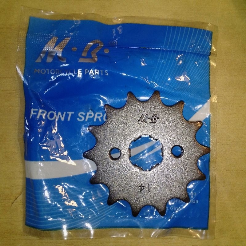 Gir / gear depan HONDA KHARISMA / X125 / KIRANA . 420-14T