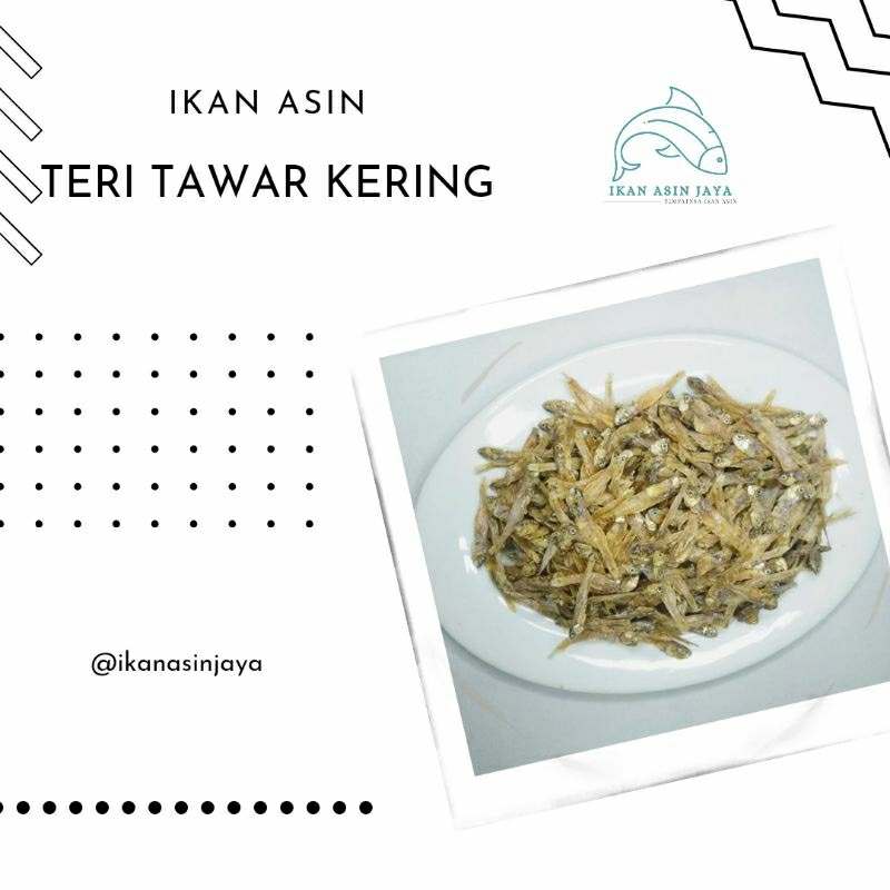 

Ikan Asin Teri Tawar Kering 100 Gram