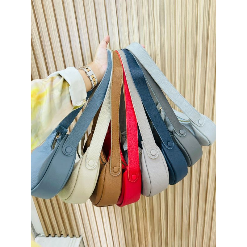 Tas pesta wanita Kulit sapi asli New