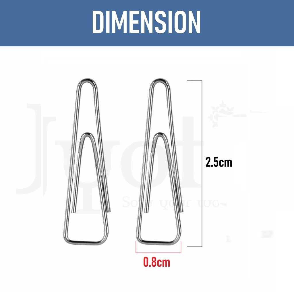 

Penjepit Kertas / Paper Clip Kecil / Klip Kecil / Metal Klip / Trigonal Paper Clip No 3 Combo INV2