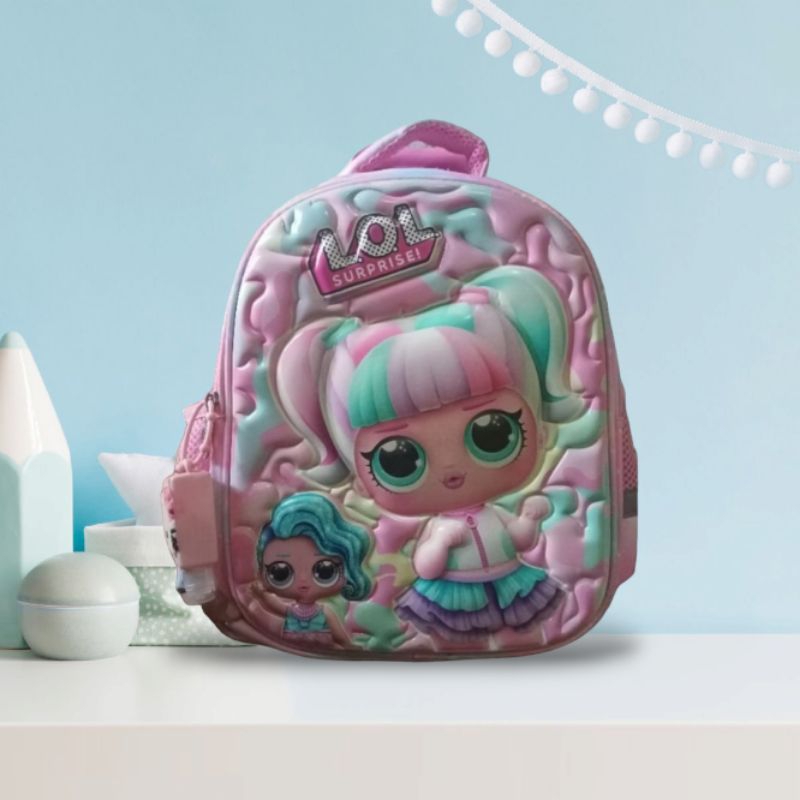 Tas troli LOL Original HSD TAS SEKOLAH ANAK TK tas sekolah anak SD tas anak perempuan tas hsd
