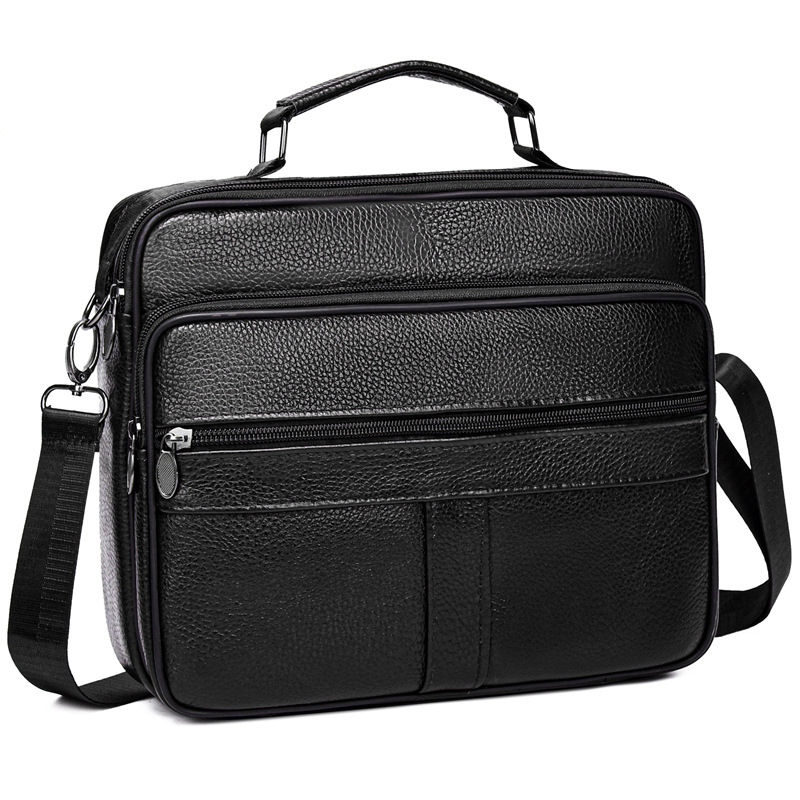 Tas Bahu Selempang Kerja Kantor Pria Kulit Sapi Asli Garut