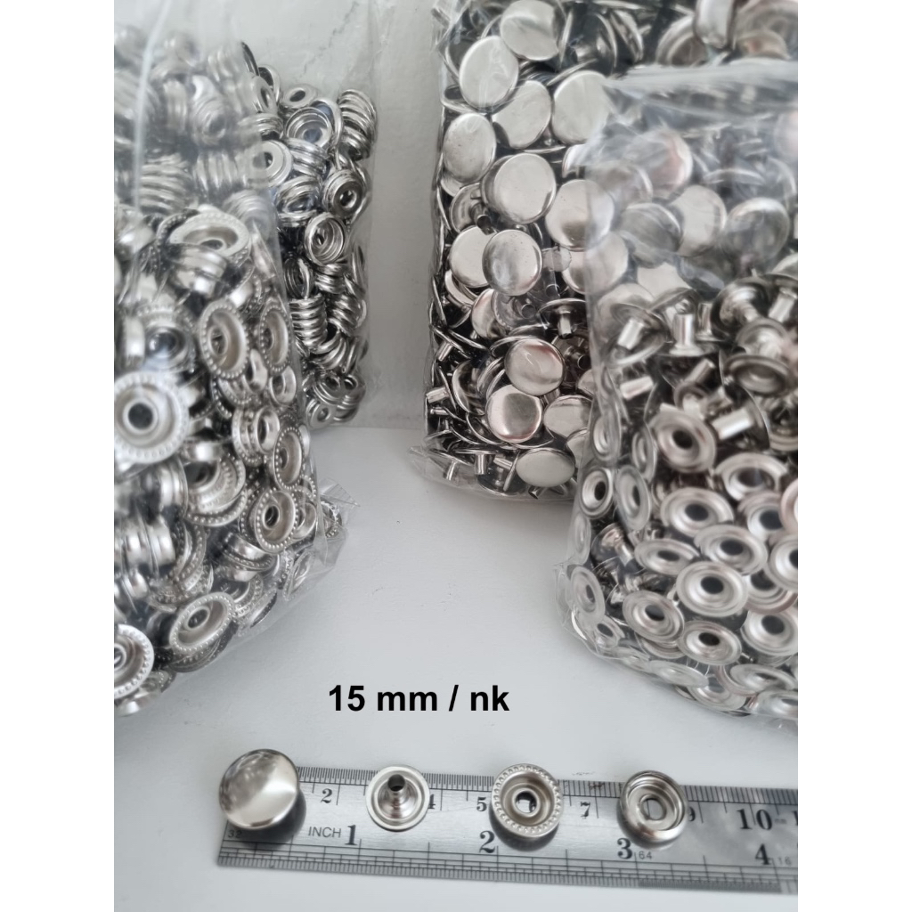 GROSIR /kancing cetet besi tas / kancing jepret/  GROSS