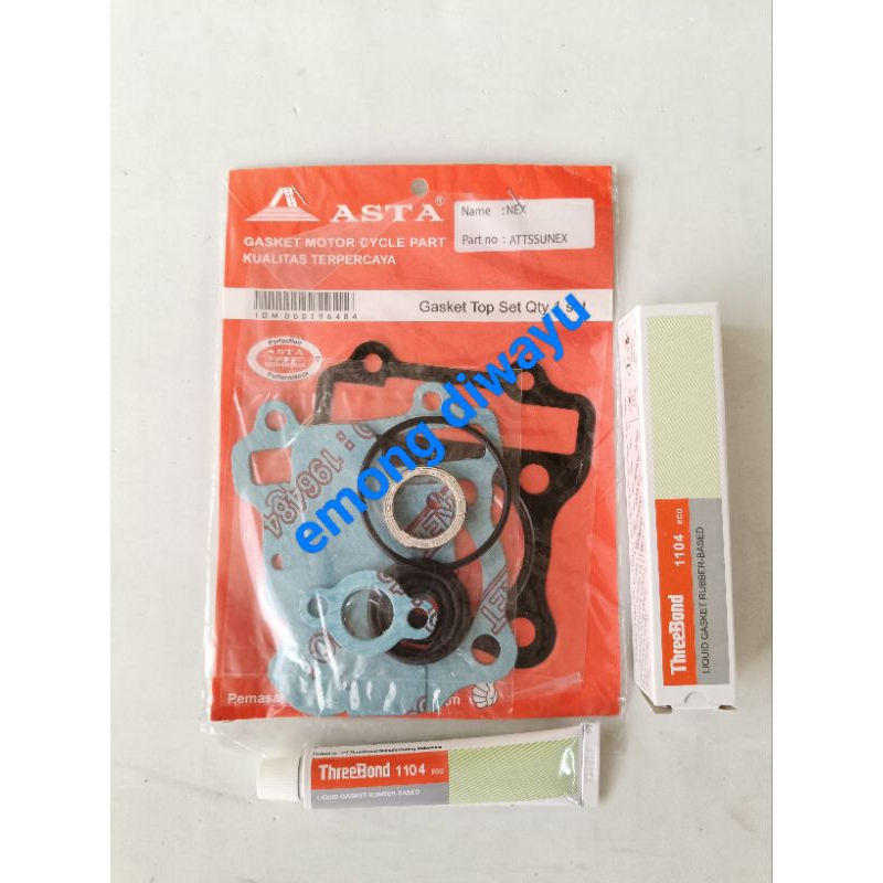 TOPSET KOMPLIT (NEX) SUZUKI ORIGINAL SUZUKI NEX NEX 1 +NEX 2+NEX KARBU 110+LETS ADDRESS
