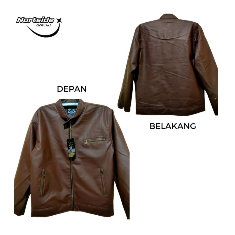 JaketMotorTouringSemiKulitAntiAirTebalSunmori-untukPria - KerenHOLYLAND