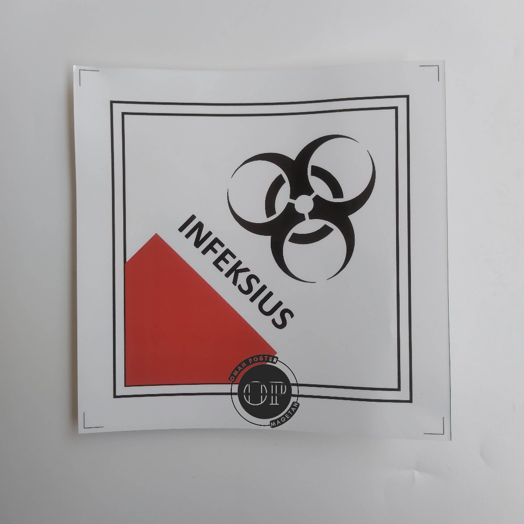 

Stiker Infeksius - Lambang Stiker K3 - Simbol K3