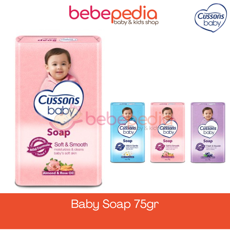 Cussons Baby Soap 75gr / Cussons Sabun Batang / Cusson Sabun Bayi