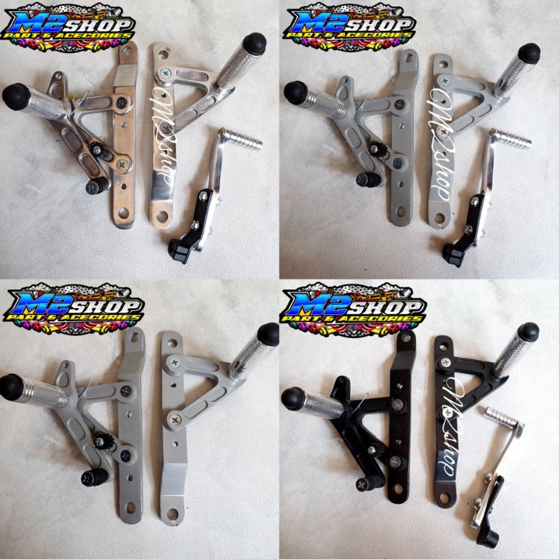 Underbone universal underbone footstep set perseneling operan gigi Honda Yamaha Suzuki
