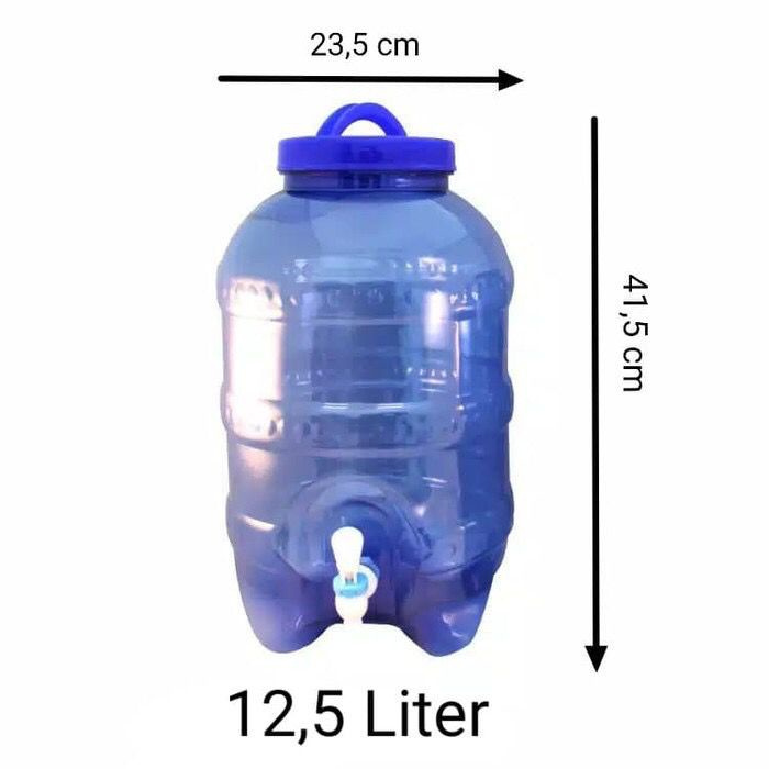 Galon Air Minum Kran 12 Liter Galon Mini Galon Keran galon cuci tangan galon air
