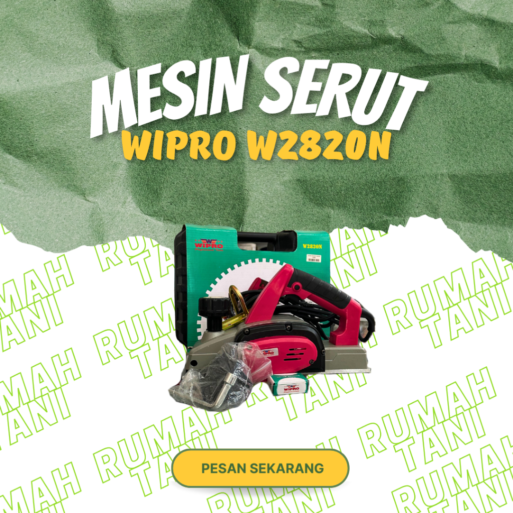 mesin serut kayu 600w wipro w2820n mesin pasah mesin ketam kayu