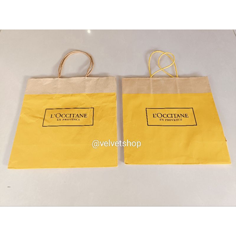 

Paperbag Shopping Bag Original tas belanja exclusive branded L'Occitane Skincare