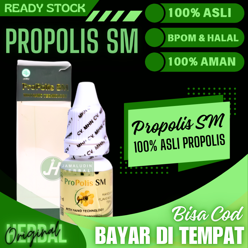 COD PROPOLIS SM - Obat Tradisional ASLI Penghilang Penyakit Benjolan Kecil / Syringoma / Tumor Jinak