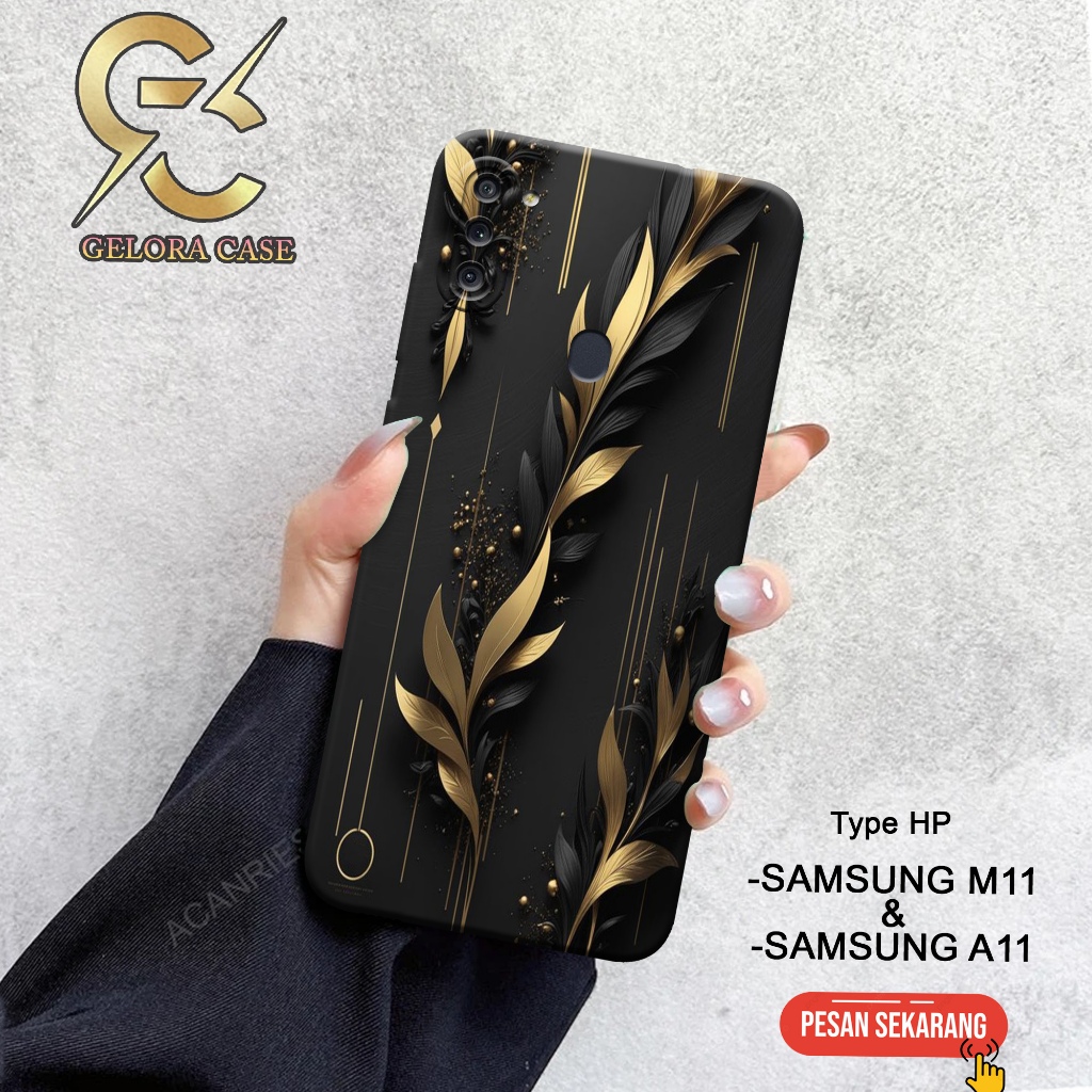 Case Samsung M11/A11 - geloracase - Casing Samsung M11/A11 - Motif case bunga - Samsung - Softcase S