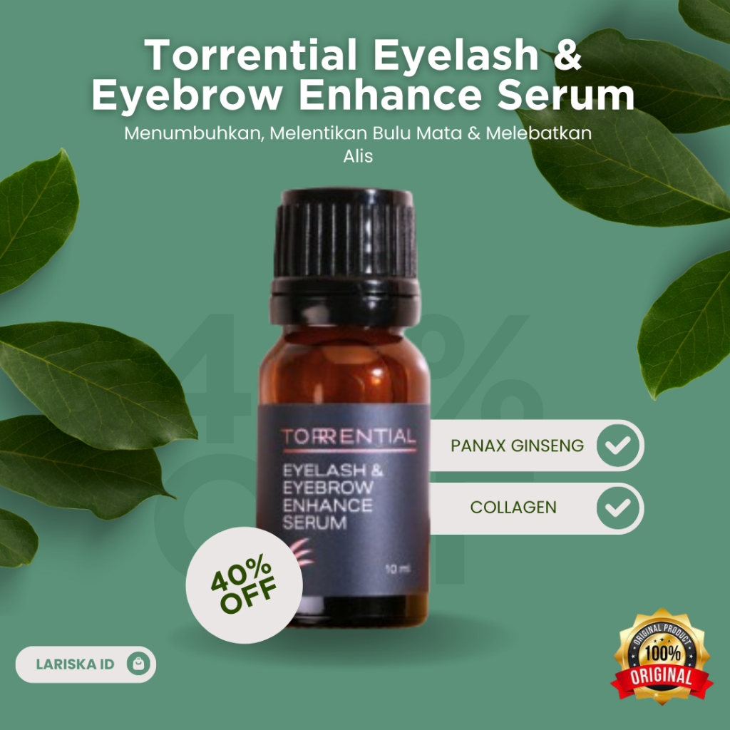 TORRENTIAL Serum Penumbuh Bulu Mata - Eyelash & Eyebrow Enhance Serum penumbuh bulu mata dan alis pe