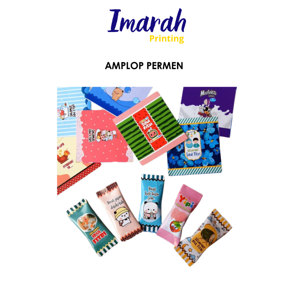 

IMARAH - AMPLOP PERMEN / AMPLOP LEBARAN LUCU DAN UNIK UNTUK THR IDUL FITRI