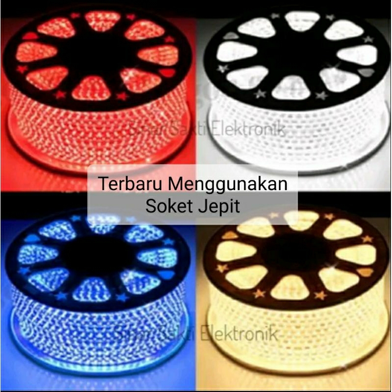 Lampu Selang Led Strip 5050 / 220 volt ( per meter ) dekorasi tumblr