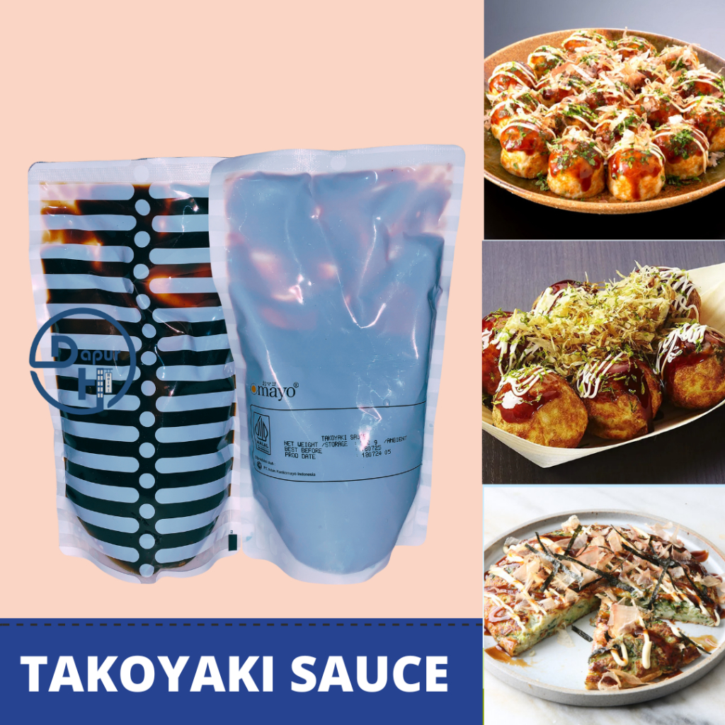 

TAKOYAKI SAUCE 500 g Hala /Saus Topping Takoyaki & Okonomiyaki//