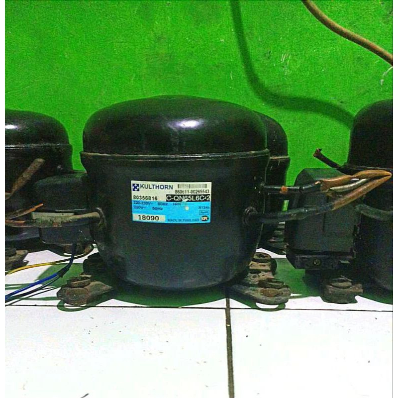 COMPRESOR MESIN KULKAS 1/8 PK MEREK  KULTRON # KOMPRESOR KULKAS 1 PINTU BISA UNTUK SEMUA MEREK KONDI