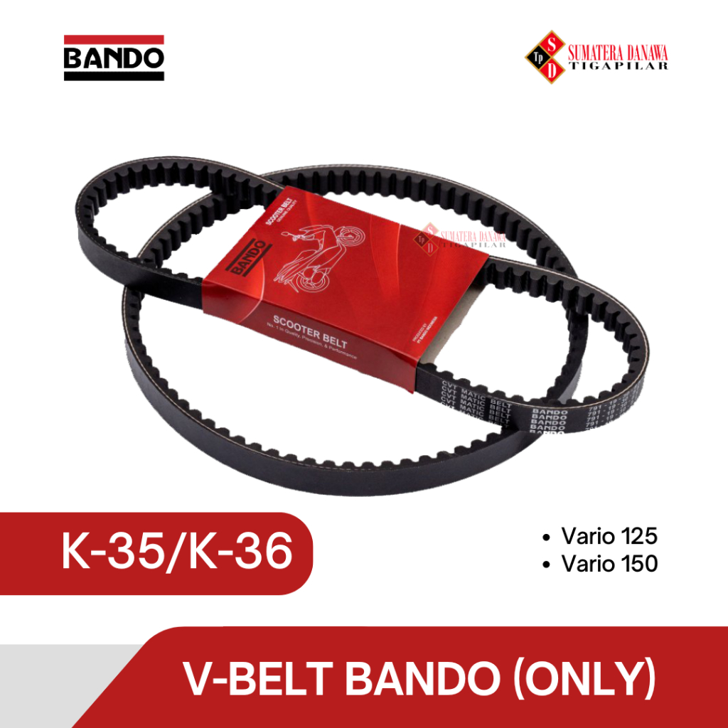 Vanbelt Bando Honda Vario 125 (K-35)/VARIO 150 (K-36) (V-Belt Only)