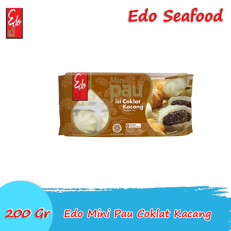 

Edo Mini Pau Coklat Kacang 200 Gr / Roti Pau Mini isi Coklat Kacang